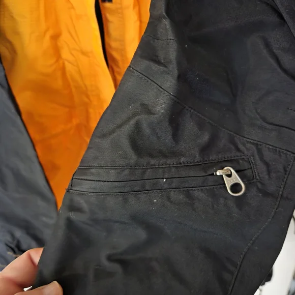 Vintage 1990's L.L. Bean Mountain Guide Gore-tex Shell Jacket Black & Yellow PL - Picture 10 of 10